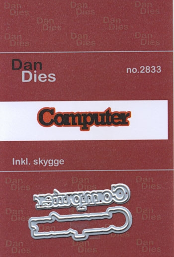 Dan Design Computer med skygge 